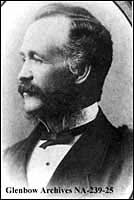 Senator Matthew Henry Cochrane, Compton, Quebec, 1823-1903. President of Cochrane Ranche Company. Called to Senate October 17, 1872. Portrait view.