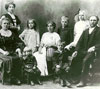 Standing: l to r: Selma, Emma, Henry, Agnes; seated l to r: Emily, Nick, Linda, Otto, Hendrik, ca 1915.
