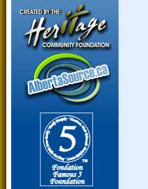 Heritage Community Foundation, Albertasource.ca and The Famous Five Foundation