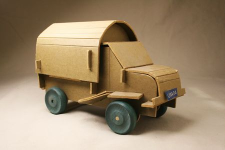 Cardboard Model Truck