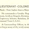 	Lieutenant Colonel Card No.11 (reverse)