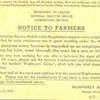 Dept of Labour: Notice to Farmers