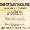 Important Message to all Men 18.5 years old...