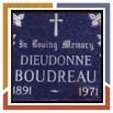 Tombstone Dieudonn Boudreau