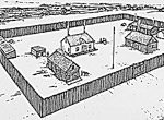 Artist Conception of Fort Victoria.