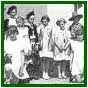 Dfil du jour de Coronation, mai 1938, Centre School: Les lves apprciant '... la majest de l'empire britannique d'aujourd'hui et nos privilges commes citoyens de cet empire' en clbrant la coronation du roi George VI