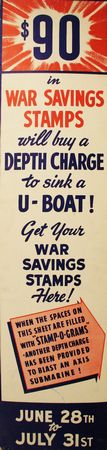 $90 in War Savings