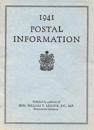 1914. Postal Information