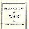 Declarations of War by Belligerent Countries