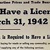 You Must Have a Licence By March 31, 1942
