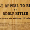 A Last Appeal to Reason by Adolf Hitler