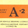 Gasoline License and Ration Coupon Book