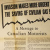 Invasion makes more urgent the saving of civilian gas.
