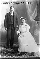 Mr. and Mrs. Charles Watson of Mount View, Alberta in 1903.