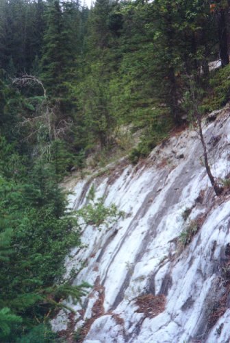 Rock formation at Grotto Canyon