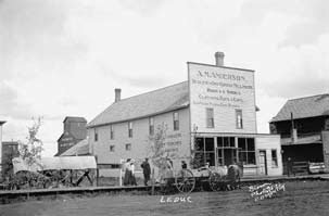 A. M. Anderson General Store, Leduc, 1900. (PAA B.2488)