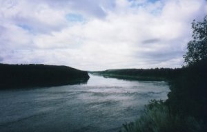 View of the North Saskatchewan River on the Victoria Trail