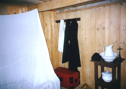 The Priest's Room at Dunvegan Mission.