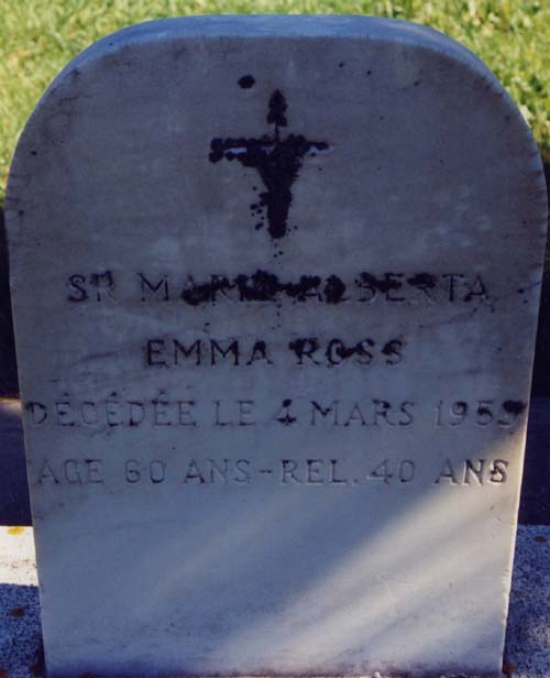 Tombstone Emma Ross
