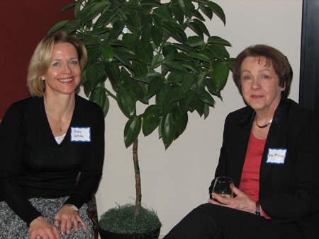 l to r:Judy Ustina and Eda McClung welcomed Rasmus Lumi, Charge d\'Affaires at the Estonian Embassy in Ottawa, to Edmonton, 2007. This reception, hosted by Eda McClung, featured a showing of \'Alberta\'s Estonians\' DVD 