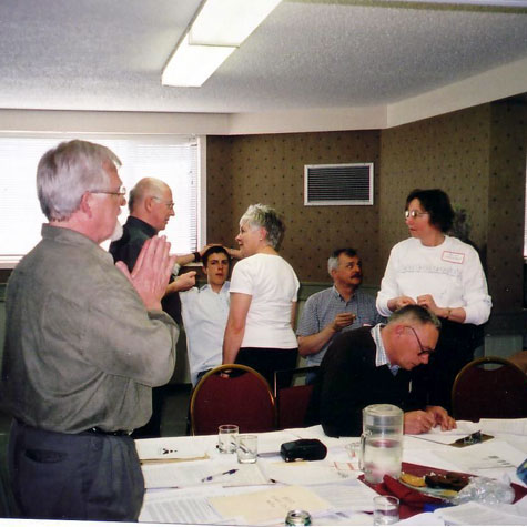 Formative meeting  of the Alberta Estonian Heritage Society held in Red Deer, November, 2004. 