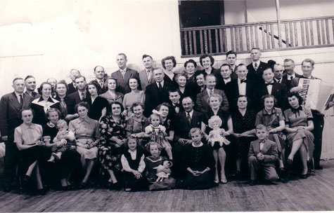 Calgary Estonians at a  social function, early 1950s.