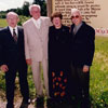 President  Lennart Meri and friends at Stettler
