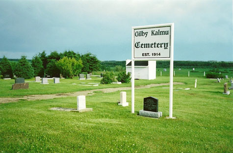 Gilby (Kalmu) Cemetery was established by Estonian pioneers in 1914 on land donated by Jaak Kinna..