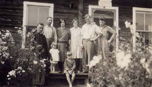 Ernest Forrend with family