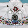 Folk costume blouse