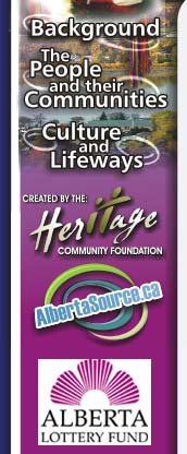 Background, People, Culture, Heritage Community Foundation, Albertasource and Alberta Lottery Fund