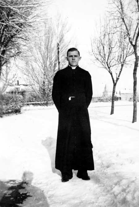 Albert Langevin at the seminary