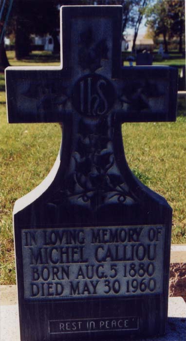 Tombstone Michel Calliou