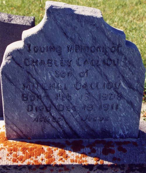 Tombstone Charlly Calliou