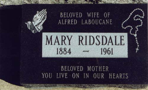 Tombstone Mary Ridsdale