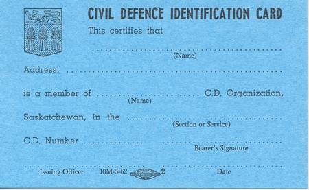 Civil Defense ID Card