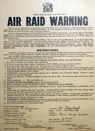 Air Raid WArning