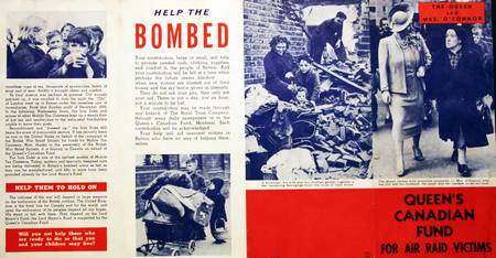 Brochure, Queen\\\'s Canadian Fund For Air Raid Victims 