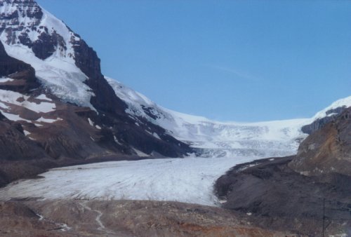 Vue du glacier Athabasca