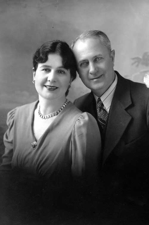 Dr. Sabourin and wife Alice