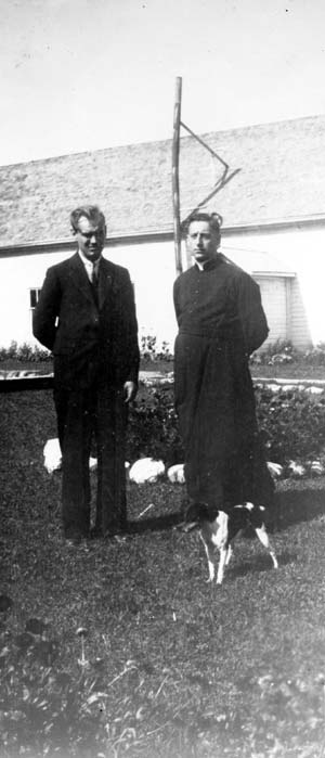 Fr. Chalifoux and Ernest Forrend