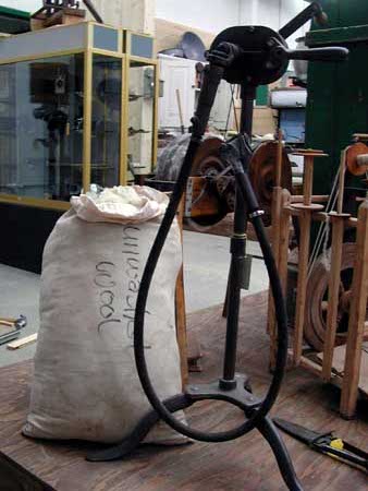 Old-fashioned oil pumper