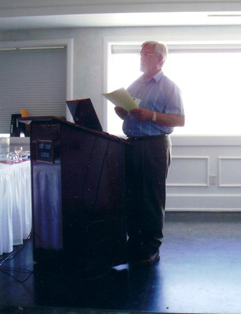 Dave Kiil speaking  at 2006 Annual General Meeting of AEHS about the production of \"Alberta\'s Estonians\" DVD and presentation at 2007 West Coast Estonian Days in Los Angeles.  
