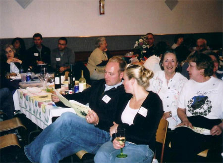 A view of a section of the audience enjoying Jaanipev at Linda Hall near Stettler, 2005.