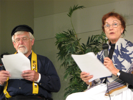 Dave Kiil and Barbara Gullickson present Thrice Pioneers about a pioneer family at Jaanipev celebration, Lincoln Hall, 2007