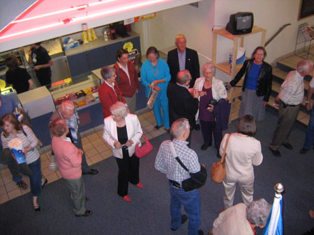Members of the Alberta Estonian Heritage Society attend premiere of The Singing Revolution in Calgary, June, 2008.