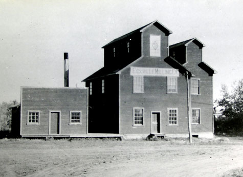 The Moro flour mill in Eckville was rebuilt in 1932.