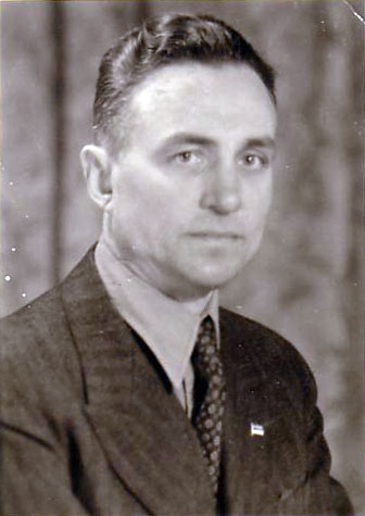 Nikolai Rouk, later founder and first president of the Calgary Estonian Society, 1940s