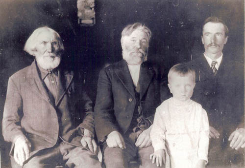 Left to right: 
Jaak, John and Fritz Kinnas.
Young Robert is in front.