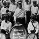 Professor Pompilio's Band.  Photo courtesy of Glenbow Archives.